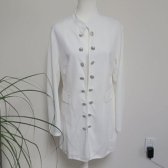 NWOT Chicme military long blazer - Picture 1 of 8